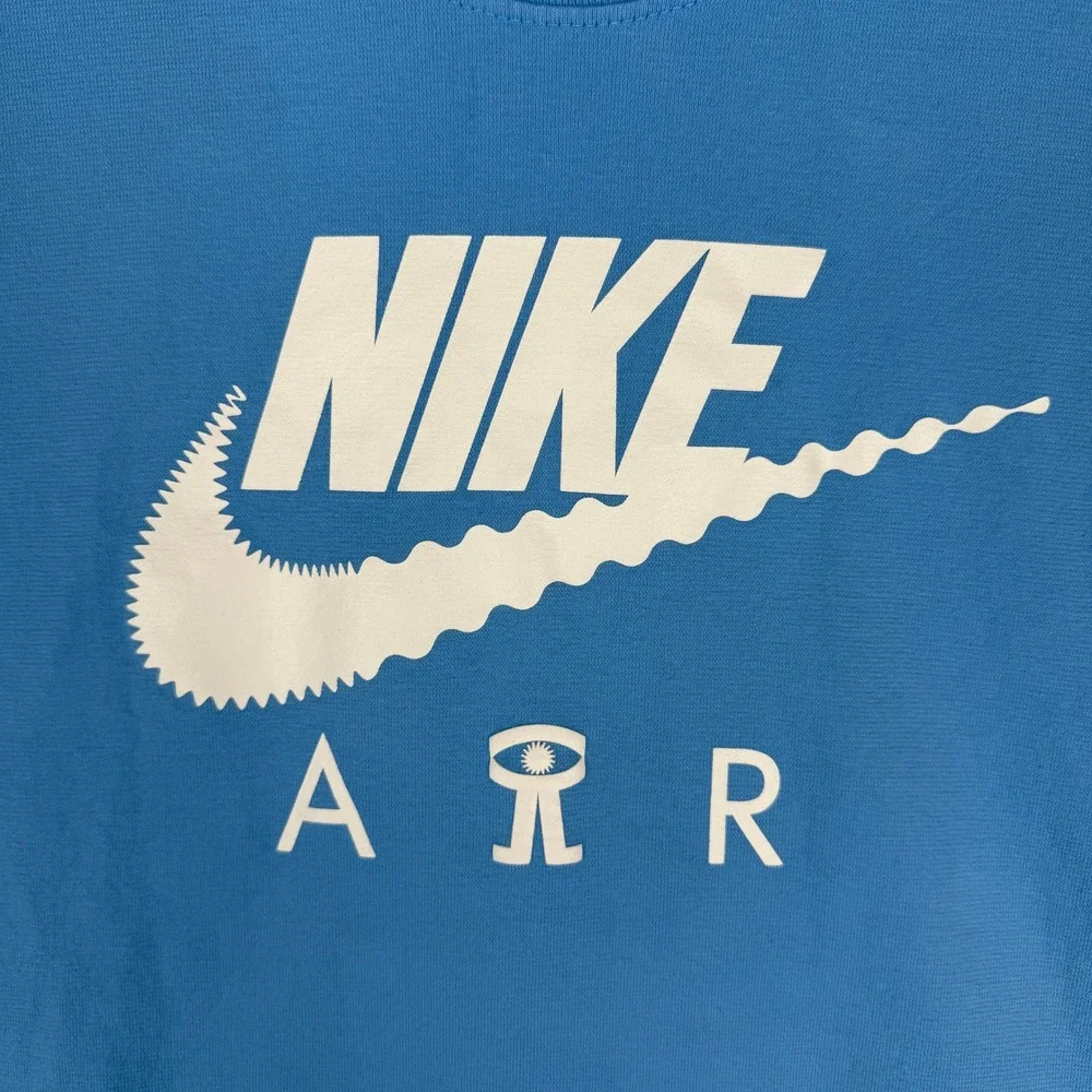 Nike Air Your Sole Graphic T-Shirt Blue Loose Fit Mens‎ L DQ1016-412